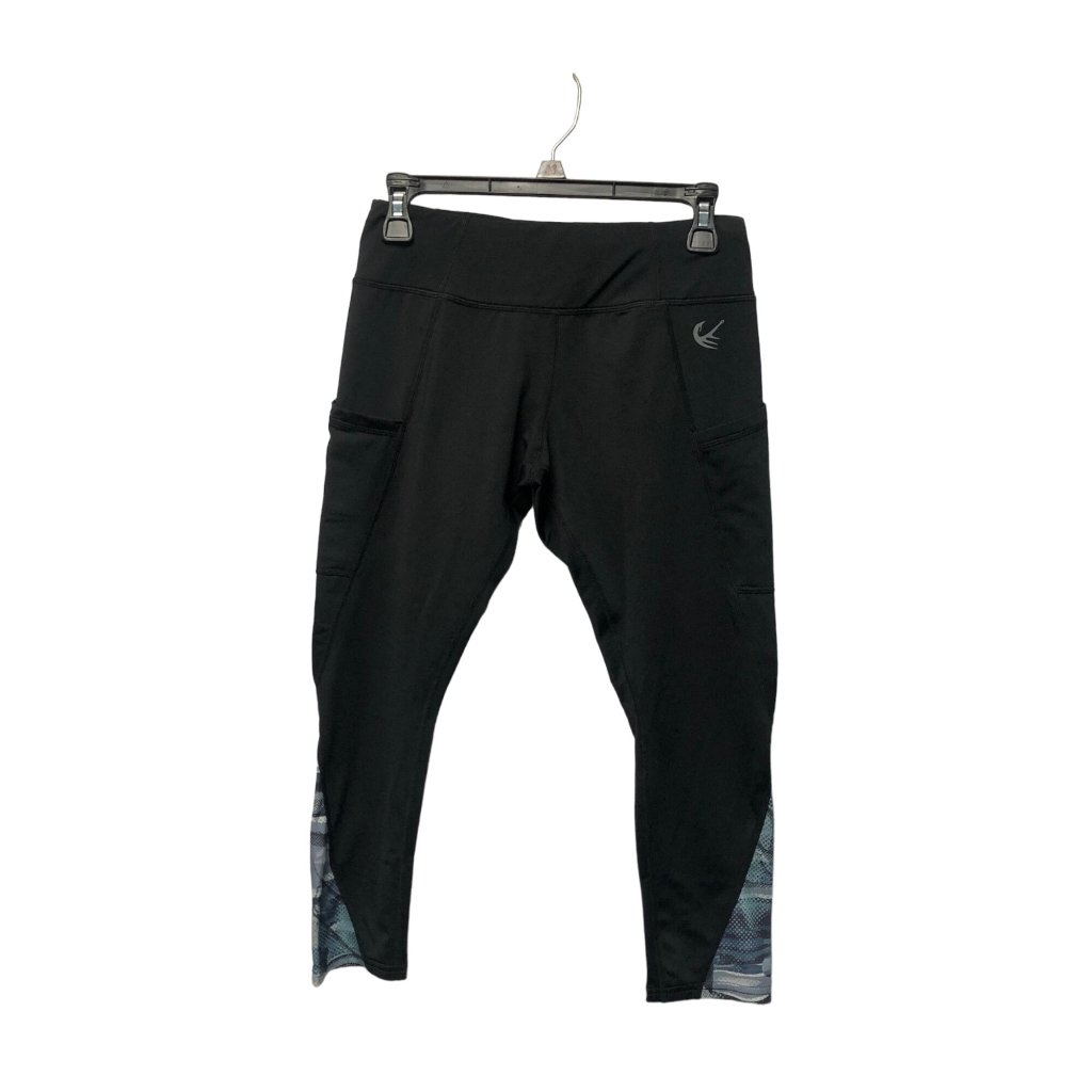 Legendary Anglers Black Leggings Womens Size Medium Pockets Yoga Activewear